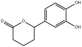 2H-Pyran-2-one,6-(3,4-dihydroxyphenyl)tetrahydro-(9CI) Struktur