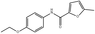 2-Furancarboxamide,N-(4-ethoxyphenyl)-5-methyl-(9CI) Struktur