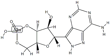 formycin cyclic 3',5'-monophosphate Struktur