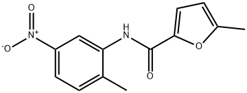 2-Furancarboxamide,5-methyl-N-(2-methyl-5-nitrophenyl)-(9CI) Struktur