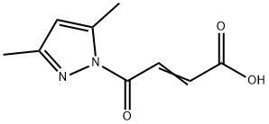 2-Butenoicacid,4-(3,5-dimethyl-1H-pyrazol-1-yl)-4-oxo-(9CI) Struktur