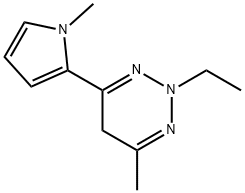 1,2,3-Triazine,2-ethyl-2,5-dihydro-4-methyl-6-(1-methyl-1H-pyrrol-2-yl)-(9CI) Struktur