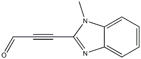 2-Propynal,3-(1-methyl-1H-benzimidazol-2-yl)-(9CI) Struktur