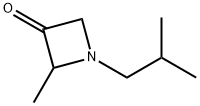 3-Azetidinone,2-methyl-1-(2-methylpropyl)-(9CI) Struktur