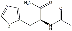 Ac-His-CONH2 Struktur