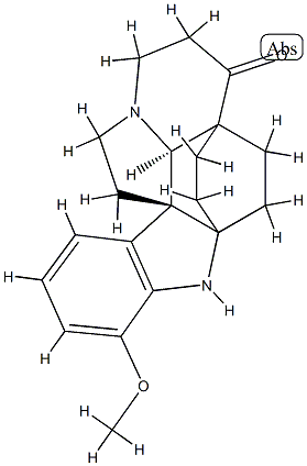 17-Methoxyaspidofractinine-6-one Struktur