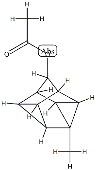 1,2-Methanodicyclopropa[cd,gh]pentalen-3-ol,octahydro-2c-methyl-,acetate(9CI) Struktur