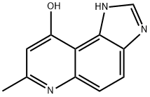 1H-Imidazo[4,5-f]quinolin-9-ol,7-methyl-(9CI) Struktur