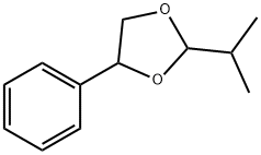 iso-Butyl aldehyde-1-phenyl-1,2-ethanediol acetal Struktur