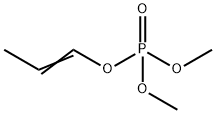 Phosphoric acid dimethyl=1-propenyl ester Struktur