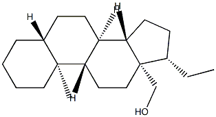 5α-Pregnan-18-ol Struktur