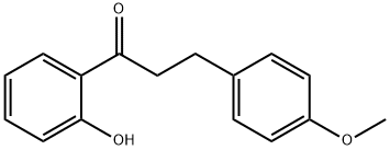 1-Propanone, 1-(2-hydroxyphenyl)-3-(4-Methoxyphenyl)- Struktur