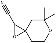 1,6-Dioxaspiro[2.5]octane-2-carbonitrile,5,5-dimethyl-(9CI) Struktur