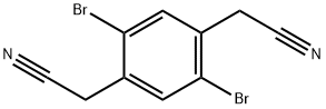 1,4-CYANOMETHYL-2,5-DIBROMOBENZENE Struktur