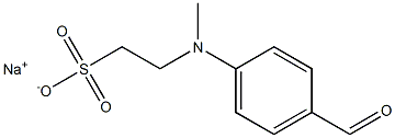 4-N-Methyl-N-beta-sulfoethylaminobenzaldehyde sodium salt Struktur