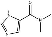 1H-Imidazole-4-carboxamide,N,N-dimethyl-(9CI) Struktur