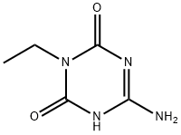 1,3,5-Triazine-2,4(1H,3H)-dione,6-amino-3-ethyl-(9CI) Struktur