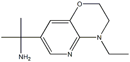 2H-Pyrido[3,2-b]-1,4-oxazine-7-methanamine,4-ethyl-3,4-dihydro-alpha,alpha-dimethyl-(9CI) Struktur