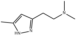 1H-Pyrazole-3-ethanamine,N,N,5-trimethyl-(9CI) Struktur