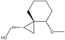 Spiro[2.5]octane-1-methanol, 4-methoxy-, (1R,3S)-rel- (9CI) Struktur