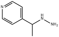 1-(1-(pyridin-4-yl)ethyl)hydrazine Struktur