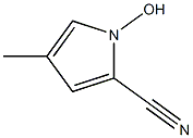 1H-Pyrrole-2-carbonitrile,1-hydroxy-4-methyl-(9CI) Struktur