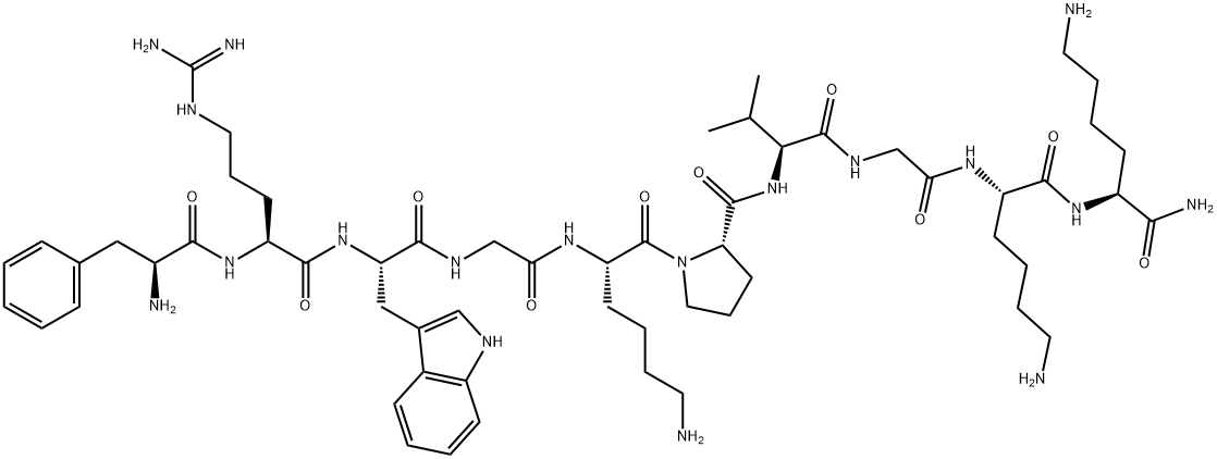 ACTH (7-16)NH2 Struktur