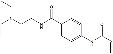 procainamide acryloyl polymer Struktur