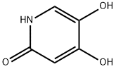 2(1H)-Pyridinone,4,5-dihydroxy-(9CI) Struktur