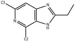 1H-Imidazo[4,5-c]pyridine,4,6-dichloro-2-ethyl-(9CI) Struktur