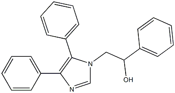 α,4,5-Triphenyl-1H-imidazole-1-ethanol Struktur