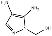 1H-Pyrazole-1-methanol,4,5-diamino-(9CI) Struktur