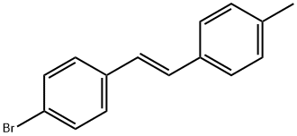 1-Bromo-4-[(1E)-2-(4-methylphenyl)ethenyl]benzene Struktur