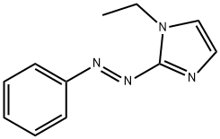 1H-Imidazole,1-ethyl-2-[(1E)-phenylazo]-(9CI) Struktur