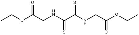 N,N'-Bis(ethoxycarbonylmethyl)ethanebisthioamide Struktur