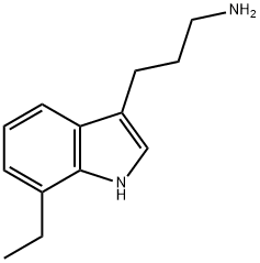 1H-Indole-3-propanamine,7-ethyl-(9CI) Struktur