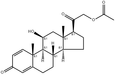 1-Dehydrocorticosterone 21-Acetate Struktur