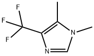 1H-Imidazole,1,5-dimethyl-4-(trifluoromethyl)-(9CI) Struktur