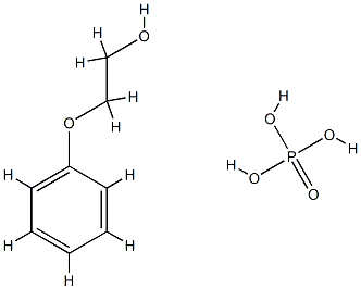 Poly(oxy-1,2-ethanediyl), alpha-phenyl-omega-hydroxy-, phosphate Struktur