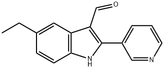 1H-Indole-3-carboxaldehyde,5-ethyl-2-(3-pyridinyl)-(9CI) Struktur