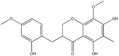 Ophiopogonanone E Struktur