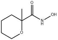 2H-Pyran-2-carboxamide,tetrahydro-N-hydroxy-2-methyl-(9CI) Struktur