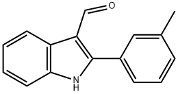 1H-Indole-3-carboxaldehyde,2-(3-methylphenyl)-(9CI) Struktur