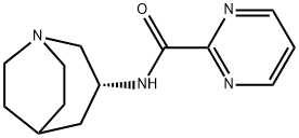 2-Pyrimidinecarboxamide,N-(3R)-1-azabicyclo[3.2.2]non-3-yl-(9CI) Struktur