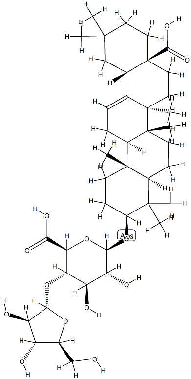 銀蓮花甙, 59252-95-8, 結(jié)構(gòu)式