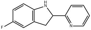 1H-Indole,5-fluoro-2,3-dihydro-2-(2-pyridinyl)-(9CI) Struktur