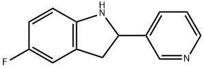 1H-Indole,5-fluoro-2,3-dihydro-2-(3-pyridinyl)-(9CI) Struktur