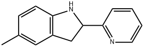 1H-Indole,2,3-dihydro-5-methyl-2-(2-pyridinyl)-(9CI) Struktur