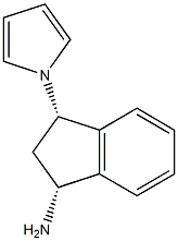 1H-Inden-1-amine,2,3-dihydro-3-(1H-pyrrol-1-yl)-,(1R,3S)-rel-(9CI) Struktur