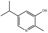 3-Pyridinol,2-methyl-5-(1-methylethyl)-(9CI) Struktur